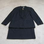 NIEUW donkerblauw mantelpak van Claudia Sträter, maat 44., Kostuum of Pak, Blauw, Maat 42/44 (L), Nieuw