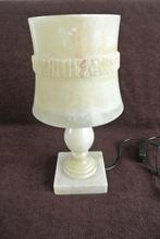 Tafellamp albast marmer, Ophalen, Gebruikt, Minder dan 50 cm