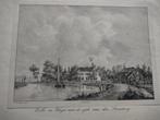 37 / Breukelen Vecht en Rhijn Litho 1836, Antiek en Kunst, Ophalen of Verzenden