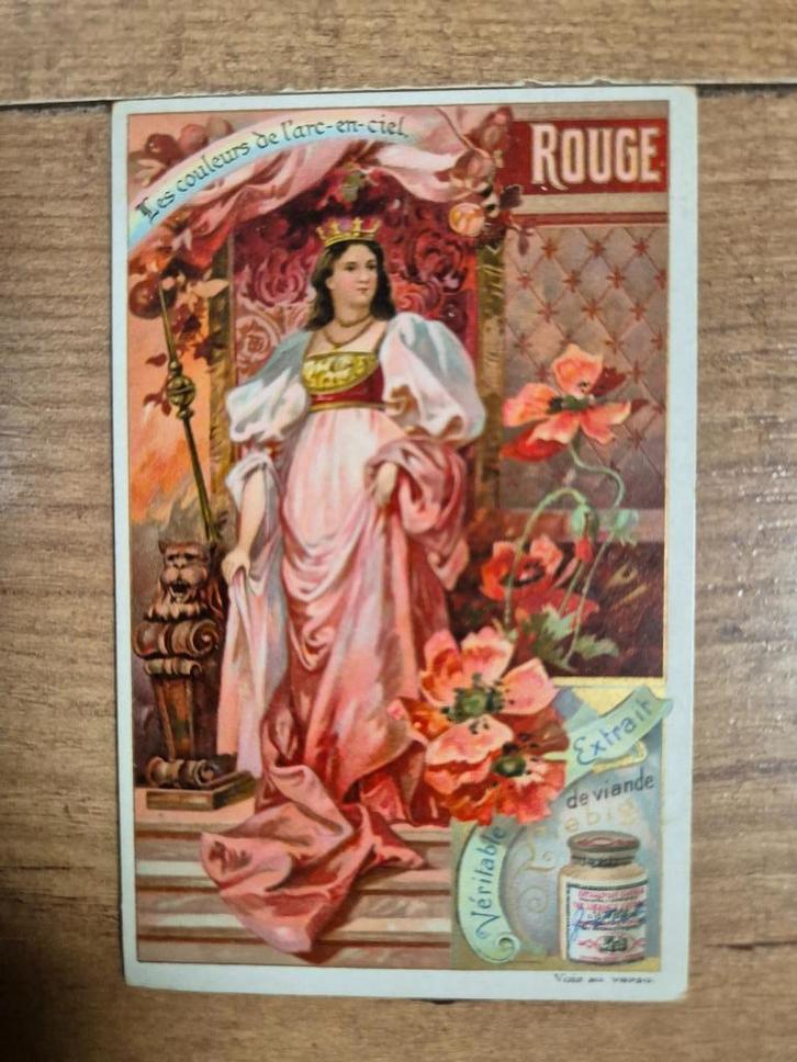Liebig kaart - Les Couleurs de L'arc en ciel - S 662 - 1900, Verzamelen, Ansichtkaarten | Themakaarten, Ongelopen, Voor 1920, Overige thema's