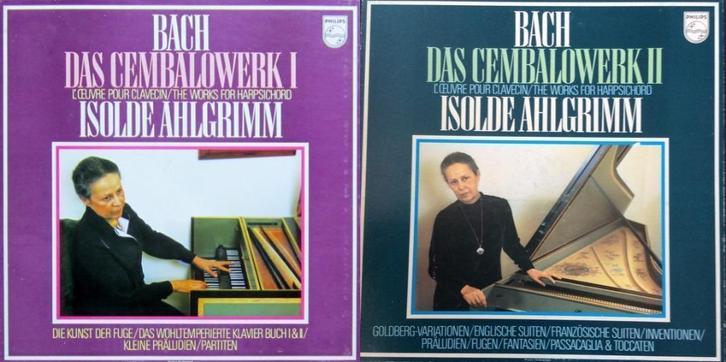 Isolde Ahlgrimm–J S Bach Das Cembalowerk I & 2  BOX 20 LP, Cd's en Dvd's, Vinyl | Klassiek, Zo goed als nieuw, Classicisme, Kamermuziek