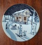 Arabia Finland Tove Slotte wandbordje met winterlandschap, Ophalen of Verzenden, Zo goed als nieuw