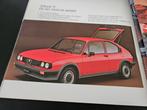 Brochure Alfa Romeo Alfasud 1982, Ophalen of Verzenden, Zo goed als nieuw, Alfa Romeo