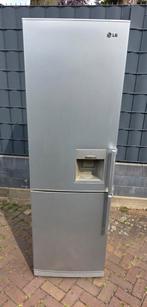 Nette LG RVS koelkast met vriezer combinatie A ++ No Frost, Witgoed en Apparatuur, Koelkasten en IJskasten, Ophalen, Gebruikt
