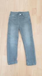 H&M jeans maat 116 lichtgrijs slim fit adjustable waist, Ophalen of Verzenden, Zo goed als nieuw