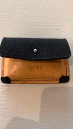 Prachtige design Rowold pasjeshouder Wolvilt/leer, Ophalen of Verzenden, Zo goed als nieuw, Bruin, Leer