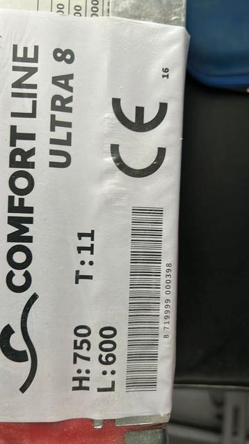 Radiator comfortline ultra 8 - 750 x 600 beschikbaar voor biedingen