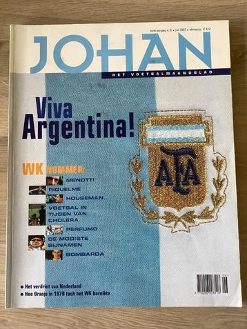 Voetbal Magazine Johan Viva Argentina Juni 2002 beschikbaar voor biedingen
