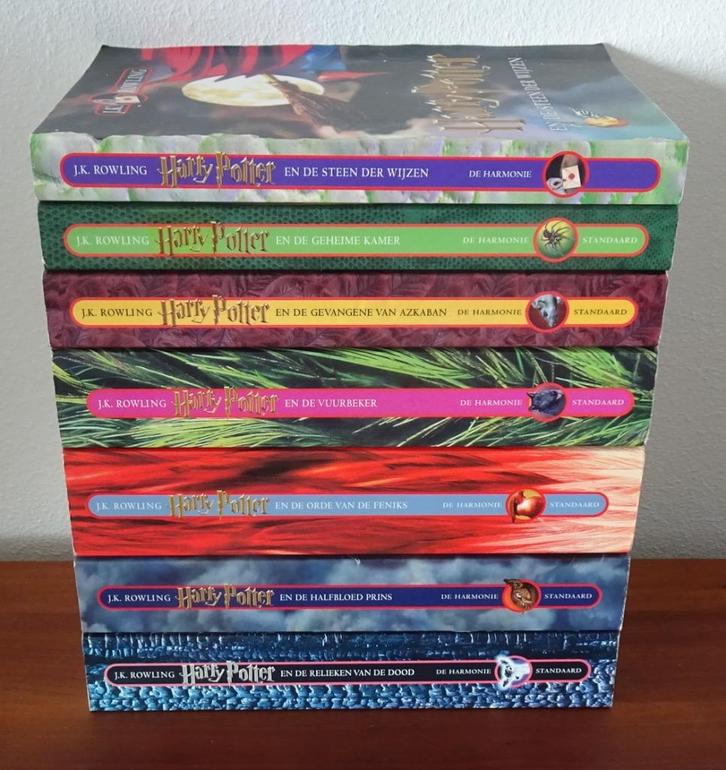 Harry Potter - Complete 7-delige boekenreeks - J.K. Rowling, Boeken, Kinderboeken | Jeugd | 10 tot 12 jaar, Zo goed als nieuw