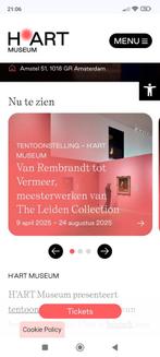 H'art museum- 2 vrijkaarten- online, Twee personen, Cadeaubon, Overige typen
