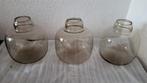 Setje van 3 glazen vazen 14 cm. Nieuw € 4.50, Overige kleuren, Nieuw, Ophalen of Verzenden, Glas