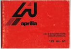 Aprilia 125 MX RC manual handleiding (AP05), Motoren, Ophalen of Verzenden, Aprilia