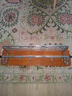 Vintage gispen stijl Wandkapstok met Houten Achterwand, Huis en Inrichting, Woonaccessoires | Kapstokken, Gebruikt, Minder dan 100 cm