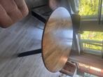 Ronde houten tafel, Huis en Inrichting, Ophalen, Gebruikt, Rond, Vier personen
