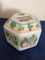 Beatrix Potter Peter Rabbit Flopsy Konijn Spaarpot Letters, Ophalen of Verzenden, Nieuw