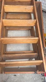Houten Zoldertrap - Opvouwbaar, Doe-het-zelf en Verbouw, Ladders en Trappen, Gebruikt, Trap, Ophalen of Verzenden, Opvouwbaar of Inschuifbaar