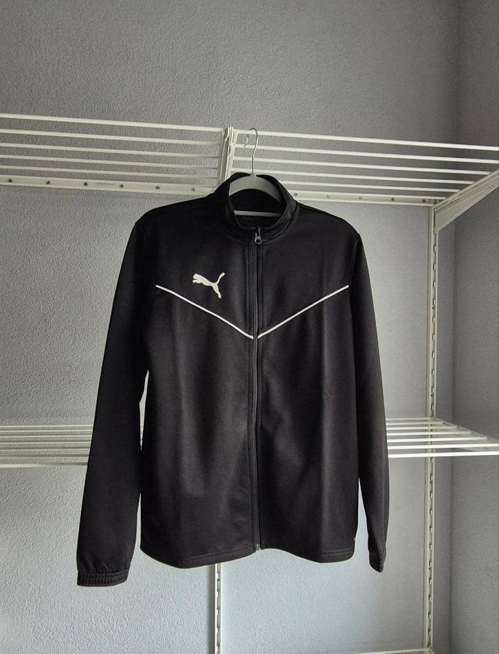 Puma trainingsjack maat 164 ZGAN, Kinderen en Baby's, Kinderkleding | Maat 164, Zo goed als nieuw, Jongen, Sport- of Zwemkleding
