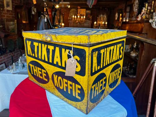 Winkelblik “K. TikTak Groningen”, Verzamelen, Blikken, Zo goed als nieuw, Overige, Overige merken, Ophalen of Verzenden