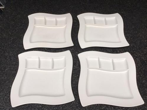 Villeroy en Boch New Wave Barbecueborden, Huis en Inrichting, Keuken | Servies, Gebruikt, Bord(en), Overige stijlen, Porselein