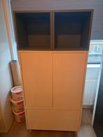 Eket kast ikea wit met donkergroene vakken., Ophalen, Zo goed als nieuw