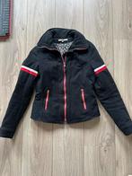 Gevoerd jasje zwart met rode bies maat 36/38, Ophalen of Verzenden, Gedragen, Zwart