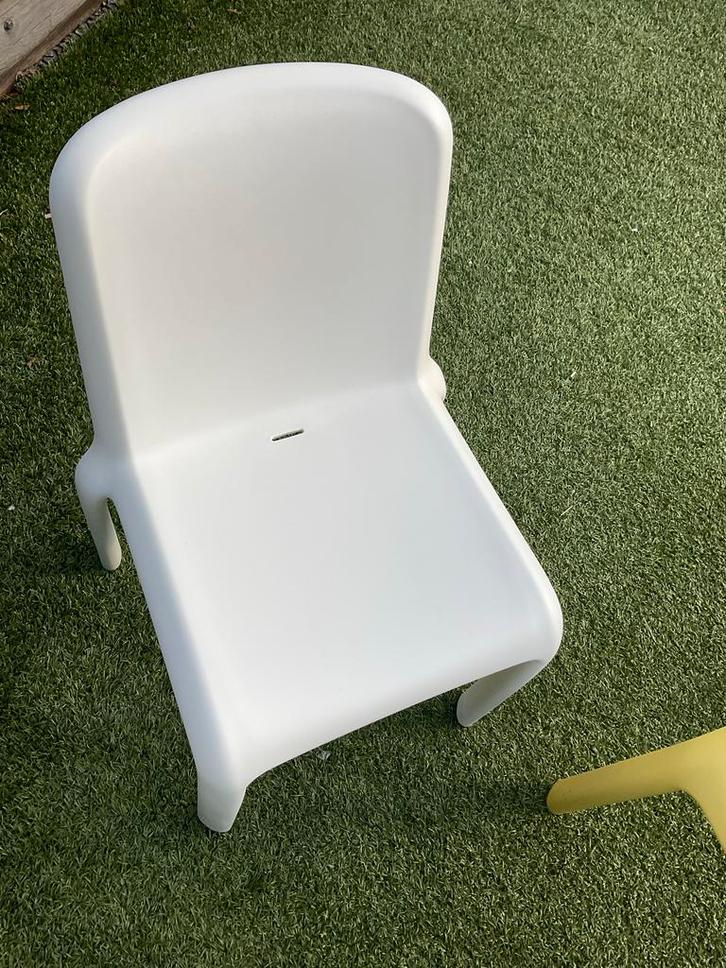 4 Witte Pedrali Snow Stoelen, Huis en Inrichting, Stoelen, Zo goed als nieuw, Vier, Kunststof, Wit, Ophalen