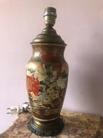 Satsuma lampenvoet met koper, Antiek en Kunst, Ophalen of Verzenden