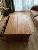 Salontafel met laden, Ophalen, Gebruikt, 100 tot 150 cm, 50 tot 75 cm