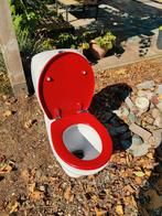 Toilet en wastafel te koop., Ophalen, Gebruikt, Wastafel
