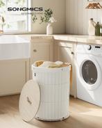 SONGMICS Wasmand met deksel, Ophalen, Nieuw, Wit, Overige typen