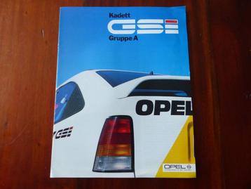 Opel Kadett GSi 1985 Groep A brochure  ZELDZAAM