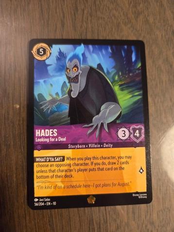 Hades Looking for a deal 56 Whispers in the well Lorcana beschikbaar voor biedingen