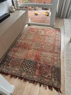 Vintage Berber Vloerkleed - 120x170cm - 100% Wol, Gebruikt, 100 tot 150 cm, Bruin, Ophalen of Verzenden