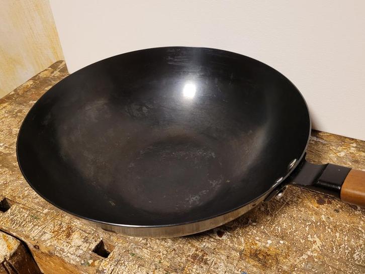 Prima SPRING Wokpan / WOK PAN  Wadjang Canton, Huis en Inrichting, Keuken | Potten en Pannen, Zo goed als nieuw, Koekenpan of Braadpan