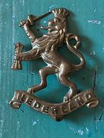Nederlandse Leeuw pet embleem ., Ophalen of Verzenden, Landmacht, Nederland, Embleem of Badge