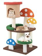 Brand new Costway colourful mushroom cat tower scratch post, Dieren en Toebehoren, Ophalen, Nieuw, Krabpaal