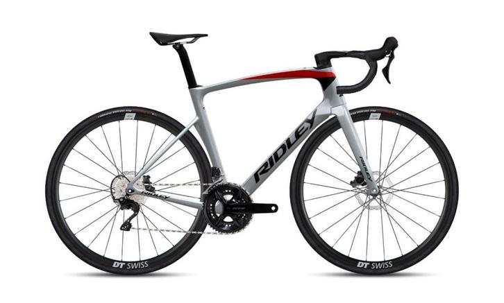 Ridley Noah Disc 105 NHD01Bs(M) Heren Grijs /Rood / Zwart M, Fietsen en Brommers, Fietsen | Racefietsen, Nieuw, Overige merken