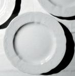 Seltmann Weiden set witte borden relief rand, Bord(en), Ophalen of Verzenden, Zo goed als nieuw, Porselein