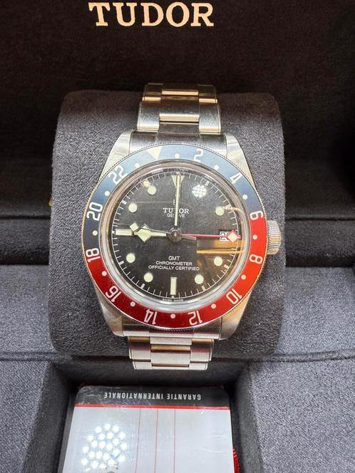 Tudor Black Bay GMT - 2019, Sieraden, Tassen en Uiterlijk, Horloges | Heren, Zo goed als nieuw, Overige merken, Staal, Ophalen