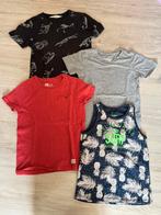 4 t-shirts van we en h&m maat 110/116 dino, Ophalen of Verzenden, Zo goed als nieuw, Maat 110