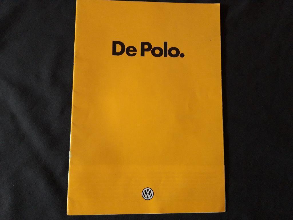 Folder VW Polo modeljaar 1981 - Nederlands, Ophalen of Verzenden, Zo goed als nieuw, Volkswagen