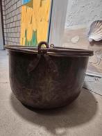 grote koperen ketel met hengsel, Antiek en Kunst, Antiek | Koper en Brons, Ophalen