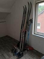 3x langlauf set, incl stokken en schoenen, Sport en Fitness, Skiën en Langlaufen, Ophalen, Schoenen, Zo goed als nieuw, Fischer