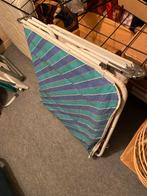 Opvouwbaar Strandbed / Ligbed, Ophalen, Gebruikt, Metaal, Inklapbaar