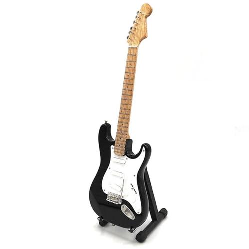Eric Clapton miniatuur gitaar van hout 25cm mini guitar deco, Verzamelen, Muziek, Artiesten en Beroemdheden, Nieuw, Foto of Kaart