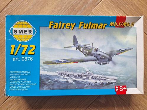 1:72 1/72 SMER Fairey Fulmar Mk.I/Mk.II, Hobby en Vrije tijd, Modelbouw | Vliegtuigen en Helikopters, Zo goed als nieuw, Vliegtuig