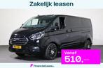 Ford Transit Custom 2.0 TDci L2 H1 DC Platinum Edition Autom, Euro 6, 4 cilinders, Zwart, Bedrijf