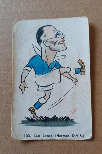 Voetbalplaatje Lex Janse - Hermes D.V.S. beschikbaar voor biedingen