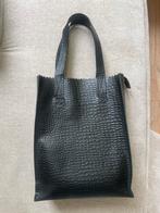 MYoMY My Paper Bag Shopper Croco Zwart - Nieuwstaat, Sieraden, Tassen en Uiterlijk, Tassen | Damestassen, Ophalen of Verzenden