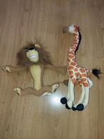 2 knuffels Madagaskar, Ophalen of Verzenden, Overige figuren, Zo goed als nieuw, Knuffel
